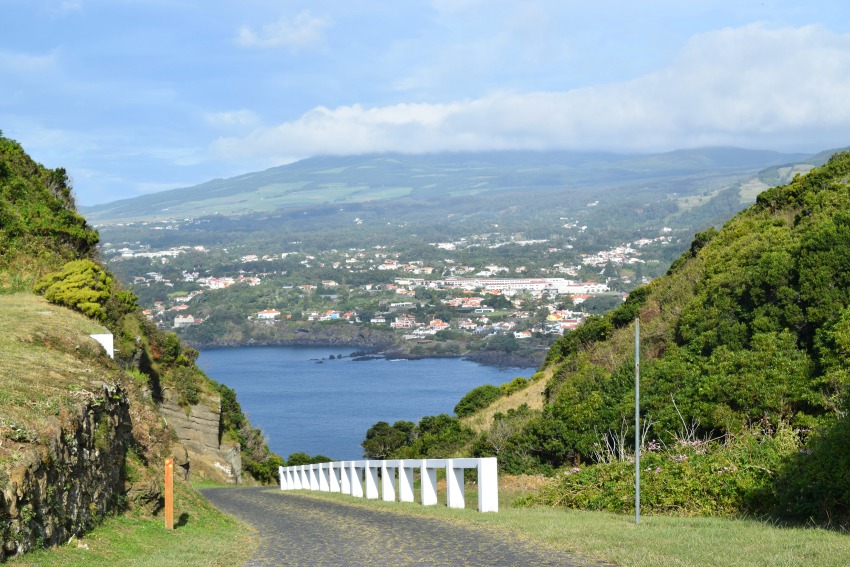 Azoren Unterwegs auf Terceira Blick vom Monte Brasil