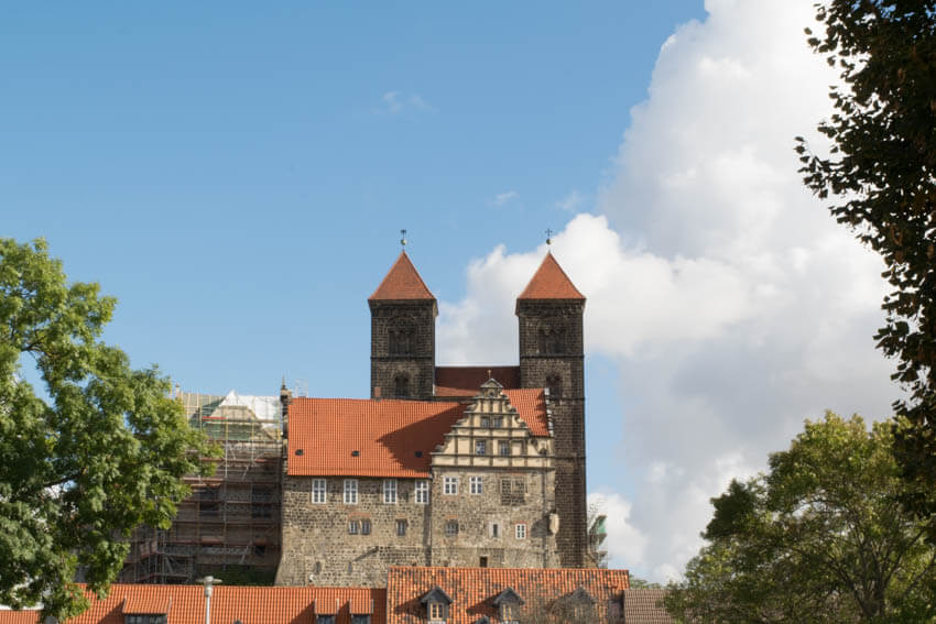 Stiftskirche St. Servatius und Schloss Quedlinburg